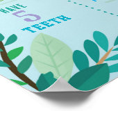 Milestone Sloth Poster Boys 1st Blue Oerwoud (Hoek)