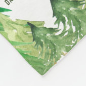 Milestone Woodland baby Growth Tracker Fleece Deken (Hoek)