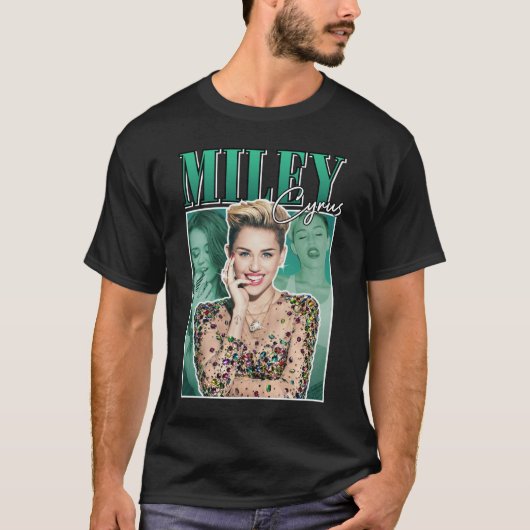Miley Cyrus Aesthetic Classic T-shirt Miley Cyrus (Devant)