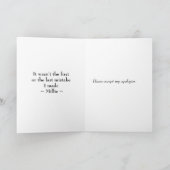 MILF - De belle-mère carte d'excuses pour toujours (Intérieur)