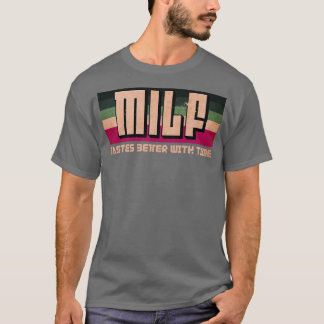 Milf is beter Paarse T-shirt