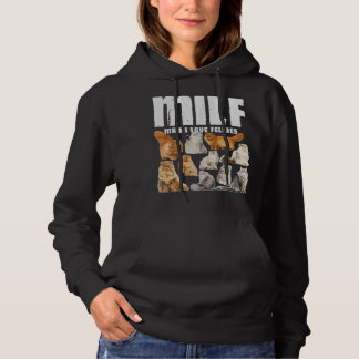 MILF Man I Love Felines Persian Cat Lover Hoodie