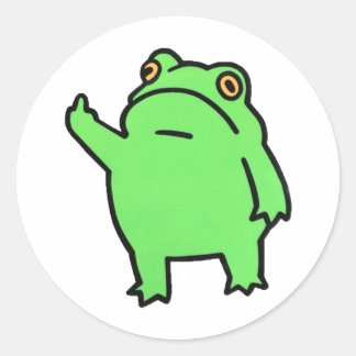 MILF Man, ik hou van kikkers Stickers