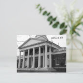 Milford, carte postale CT (Debout devant)