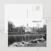 Milford, CT Duckpond Briefkaart (Voorkant / Achterkant)