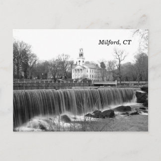 Milford, CT Duckpond Briefkaart