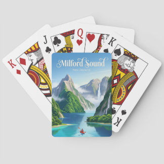Milford Sound Nieuw-Zeeland Pokerkaarten