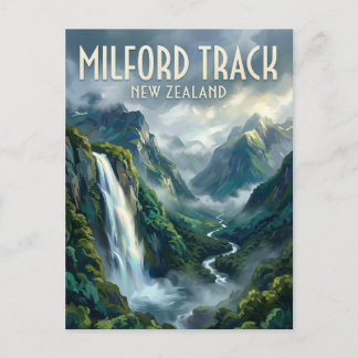 Milford Track New Zealand Briefkaart