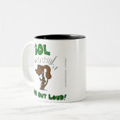 Milieu "BOL Bark Out Loud" Mug (Devant gauche)