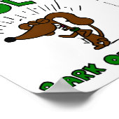 Milieu "BOL : BAROUT LOUD" Poster Imprimer (Coin)