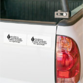 Milieu Bumpersticker (Op Truck)