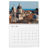 Milieu de calendrier de la Croatie Dubrovnik (Mar 2027)