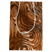 Milieu "de cuivre" fondu de sac de cadeau (Dos)