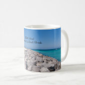 Milieu De La Mug Classique Jetty De Shell Island (Devant droit)