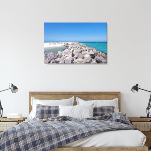 Milieu De La Toile De Jetty De Shell Island (Insitu(Chambre))