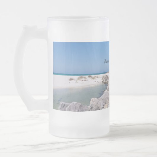 Milieu de l'île Shell Jetty Frosted Mug (Gauche)