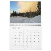 Milieu du calendrier 2016 de pays de Yaak (Feb 2027)