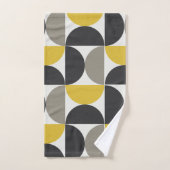 Milieu du siècle moderne Turmeric Gunmetal (Serviette à main)