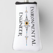 Milieu-engineer lijn golfheadcover (Draai 90)