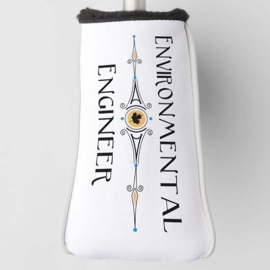 Milieu-engineer lijn golfheadcover (Draai 90)