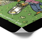 Milieu: Het opwaartse mobiele Poster Trees Funny (Hoek)