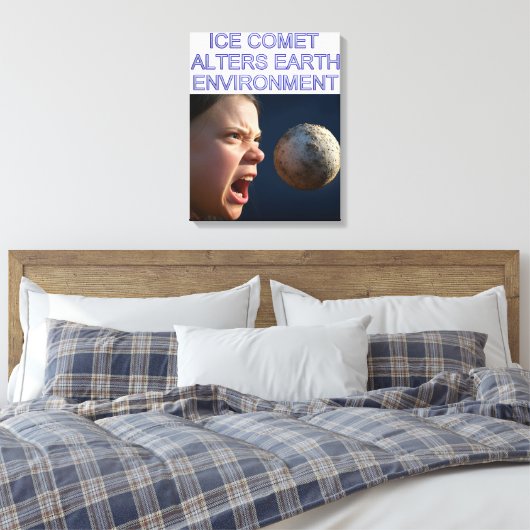 Milieu-impact canvas print (Insitu (Slaapkamer))