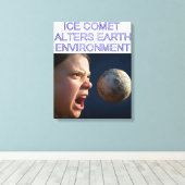 Milieu-impact canvas print (Insitu (Houten vloer))