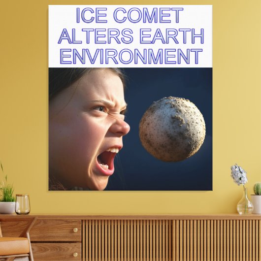 Milieu-impact canvas print (Insitu (Woonkamer))