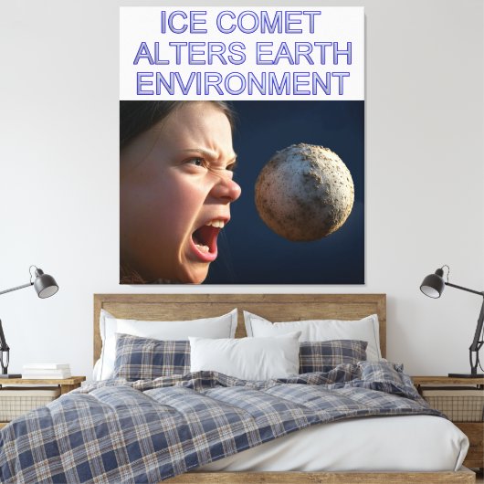 Milieu-impact canvas print (Insitu (Slaapkamer))