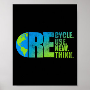 Milieuactivisme Recyclen Hergebruik Hernieuwen Her Poster