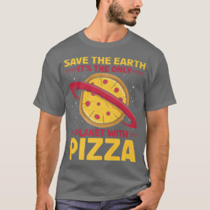 Milieuactivist Pizza Lover T-shirt Funny Quote