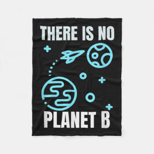Milieubescherming Er Is Geen Planeet B Fleece Deken
