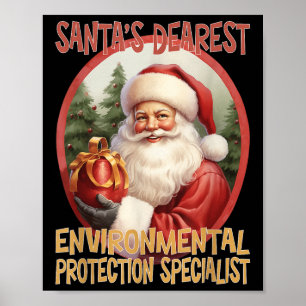 Milieubeschermings specialist Christmas Holi Poster