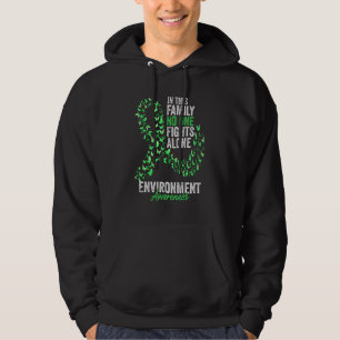 Milieubewustzijn Maand Butterflies Green Ribb Hoodie