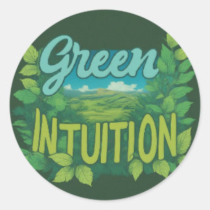 Milieubewustzijn Ronde Sticker