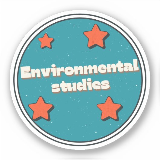 Milieukunde Sticker (Voorkant)