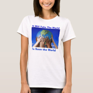 MILIEUKWESTIES T-SHIRT BEWAREN DE WERELD