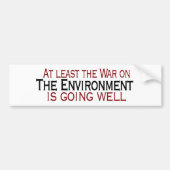 Milieuoorlog Bumpersticker (Voorkant)