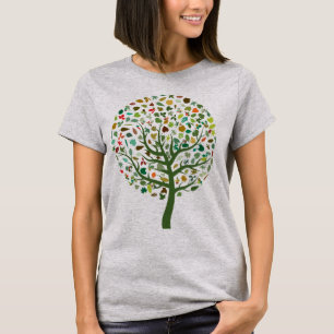 Milieuplaneet van de groenboom t-shirt