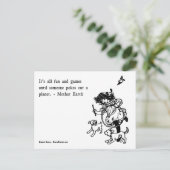 Milieuvriendelijk Briefkaart (Staand voorkant)