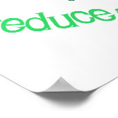 Milieuvriendelijke aarddag poster (Hoek)