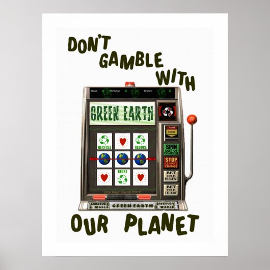 Milieuvriendelijke aarddag poster (Voorkant)