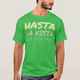 Milieuvriendelijke auto's met verbrandingsmotor vo t-shirt