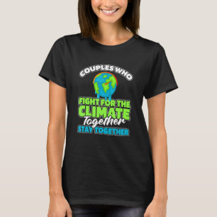 Milieuvriendelijke combinatie van klimaatveranderi t-shirt