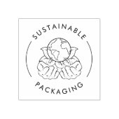Milieuvriendelijke duurzame verpakking | Zakelijk Rubberstempel (Afrduk)