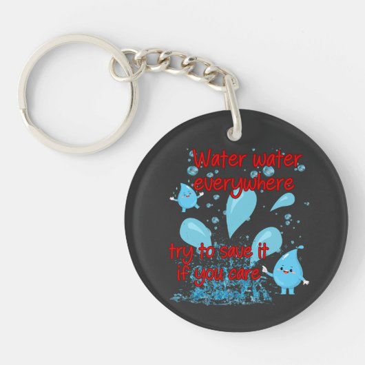 Milieuvriendelijke herinneringssleutelhanger sleutelhanger (Voorkant)