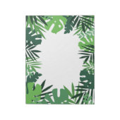 Milieuvriendelijke palmbladeren, tropisch groen oe notitieblok (Gedraaid)