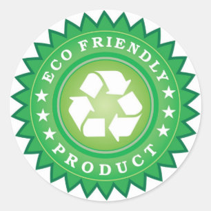 Milieuvriendelijke product stickers