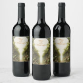 Milieuvriendelijke tuinen en gebouwen in Harmony Wijn Etiket (Flessen)