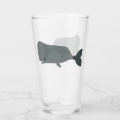 Milieuvriendelijke walvis glas (Achterkant)